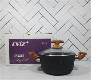 قابلمه گرانیتی السا اویز سایز ۱۸ مشکی