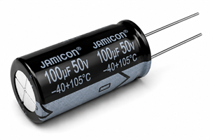 خازن الکترولیتی 100µF 50V