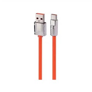 کابل تایپ سی فست شارژ 2.4 آمپر اسکای دلفین S36T طول 1 متر با قطر ۶ میلی‌متر و کانکتور فلزی