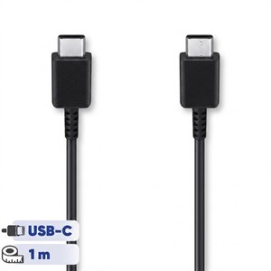 کابل تبدیل USB-C به USB-C سامسونگ مدل 1 متری - 2 آمپر  سرکارتنی اورجینال