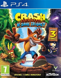 خرید دیسک بازی کار کرده کراش Crash Bandicoot N. Sane Trilogy برای ps4 ریجن ال