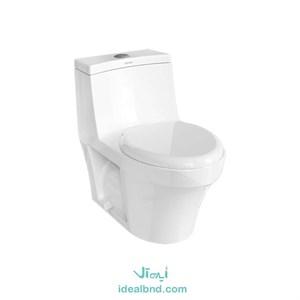 فرنگی با درب و مکانیزم هلنا سفید چینی کرد
