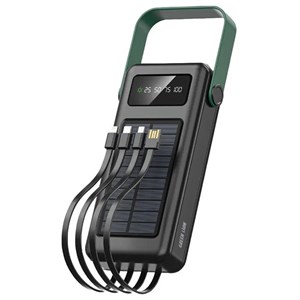 پاوربانک خورشیدی گرین لاین Solar Max 30000 میلی‌آمپرساعت