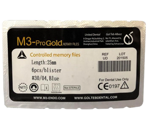 فایل روتاری پرو گلد ام 3 - M3 Pro Gold Rotary Files