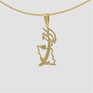 پلاک طلا اسم ایران کد 01 