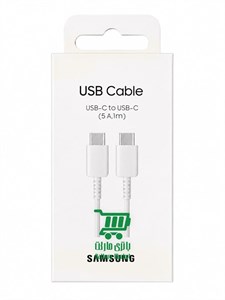 کابل شارژ اصلی دو سر تایپ سی یک متری 45 وات سامسونگ USB-C to USB-C پکدار
