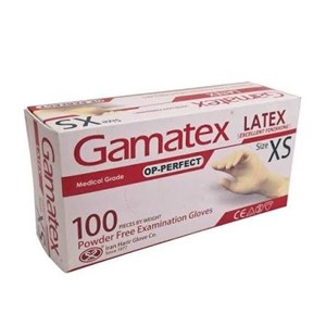 دستکش لاتکس بدون پودر حریر صدتایی SX (گاماتکس)