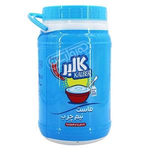 ماست نیم چرب کالبر وزن 2 کیلوگرم