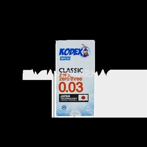 کاندوم کلاسیک 30 میکرون بسیار نازک کدکس 10 عددی