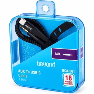 خرید کابل AUX بیاند Type-c به AUX مدل BEYOND BCA-561