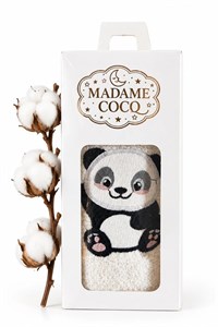 حوله دستی 60*40  کودک طرح پاندا برند madame coco