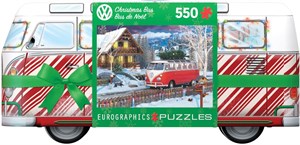 پازل یوروگرافیک 550 تکه 5664-8551 VW Christmas Bus Tin
