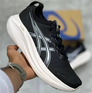 کفش اسیکس نیمباس27 سفید مشکی ASICS Nimbus 27