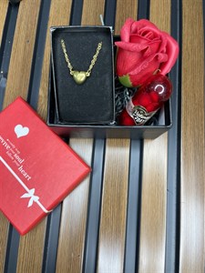گردنبند ست کاپل دوستی قلب مگنتی
