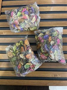 پوشال گل خشک بسته ۲۰ گرمی رنگ رنگی