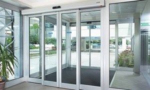 درب شیشه ای اتومات - اپراتور اسلایدینگ