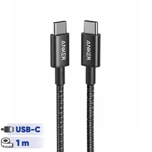 کابل دو سر تایپ سی فست شارژ 100 وات انکر A8756 طول 1 متر اورجینال