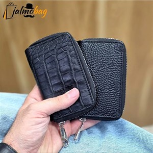 جاکارتی زیپدار چرم اصل گاوی مناسب آقایان و خانمها