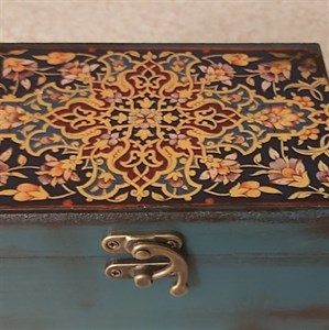 صندوقچه چوبی 10 در 15 سانتی نو