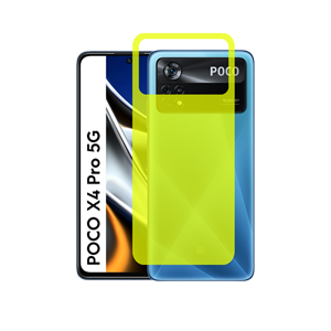 برچسب پشت گوشی شیائومی Xiaomi Poco X4 Pro 5Gمحافظ پشت شفاف و نازک