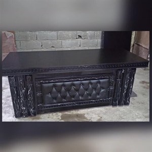 میز مدیریت غزال لمسه طرح سنگ مبلمان فرنا مدل 1111300