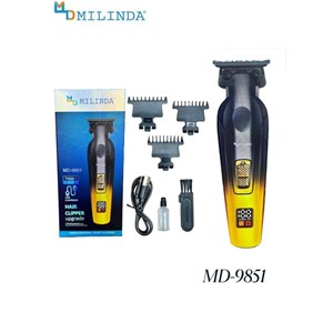 ماشین اصلاح خط زن MILINDA مدل MD-9851 با تکنولوژی برش مستقیم و استیل ضد زنگ