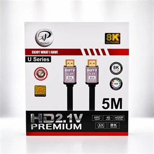 کابل HDMI پرمیوم XP Product مدل U Series HDMI 2.1V با کیفیت 8K