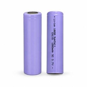 باتری لیتیومی 18650 (3.7 ولت 2200 میلی آمپر) قابل شارژ برند SunCell (یک عددی)