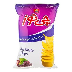 چیپس با طعم ساده نمکی چی توز 65 گرمی