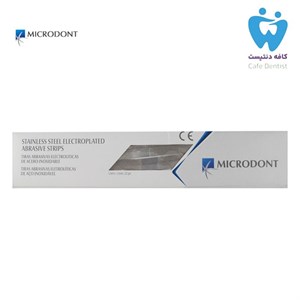 مواد و تجهیزات دندانپزشکی نوار پرداخت کامپوزیت میکرودنت - Microdont Polyester Abrasive Strip 