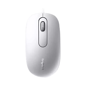 ماوس با سیم رپو مدل N200 White