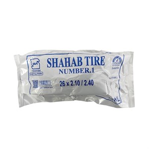 تیوپ دوچرخه شهاب سایز 26x2.10 2.40 مدل 60mm والف موتوری 60 میلی متر، ساخت ایران 