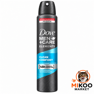 اسپری ضد تعریق مردانه داو Dove Men+Care Clean Comfort حجم 250 میلی‌ لیتر