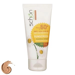 کرم ضد آفتاب spf50 شون فاقد چربی رنگ طبیعی
