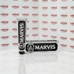 خمیر دندان شیرین بیان مارویس Marvis | مدل Amarelli Licorice