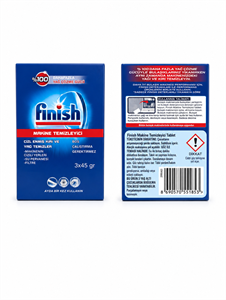 پودر جرم گیر ماشین ظرفشویی فینیش ۳ عددی | Finish Dishwasher Cleaner