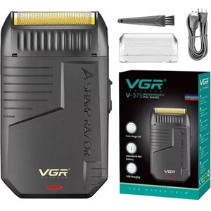 ماشین اصلاح وی جی آر مدل V-375 با تکنولوژی برش مستقیم و تیغه استیل ضد زنگ