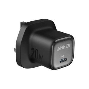 شارژر دیواری 20 وات انکر مدل A2699، اتصال سه پین، درگاه خروجی USB-C، دارای قابلیت شارژ سریع، تکنولوژی شارژ PowerIQ 3.0 و PD 1.0