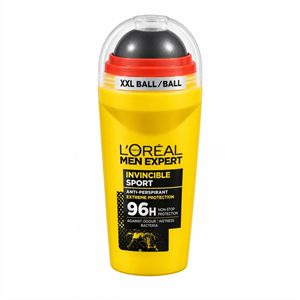 رول ضد تعریق مردانه بدون الکل لورآل مدل L’OREAL MEN EXPERT Invincible sport absorbing ant 96h deodorant حجم 50میل اصل فرانسه