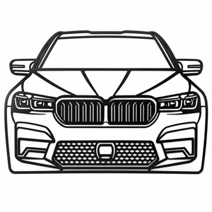 دیوارکوب طرح ماشین  مدل BMW