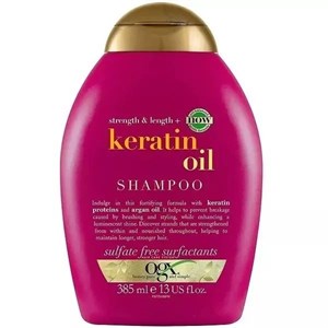 شامپو روغن کراتین او جی ایکس مدل strength length حجم 385 میل بلند کننده و ضد موخوره مو (کپی)