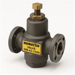 شیر یا ولو (VALVE) دامپتراک کوماتسو/ شماره فنی: 17430-43-56B 