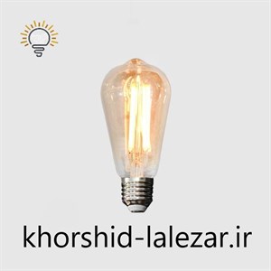 st64، ادیسونی گلابی ، لامپ ادیسونی  8 وات ST64