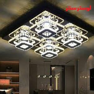 لوستر سقفی مدرن کریستالی 33672 سایز 70