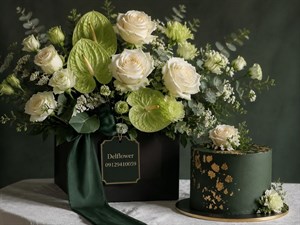 باکس گل و کیک برای تشویق