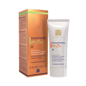 فلوئید ضدآفتاب مات‌کننده SPF50+ آنژسلSunscreen Fluid Matte – UV Line