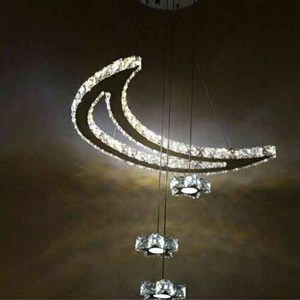 لوستر آویز کریستالی ستاره و ماه