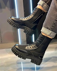 بوت ساق دار زنانه کاپشتی کد ۱۲۵
