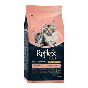 غذای خشک گربه مادر و بچه با طعم گوشت بره رفلکس پلاس Reflex Plus With Lamb  Mother & Baby