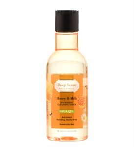 تونر پاک کننده صورت دیپ سنس مدل milk and honey